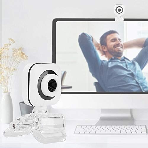 Câmera com microfone embutido, câmera universal multifuncional de 480p, câmera USB ajustável em 360 ° com IP Transparen, portátil da câmera da web e gravação de vídeo