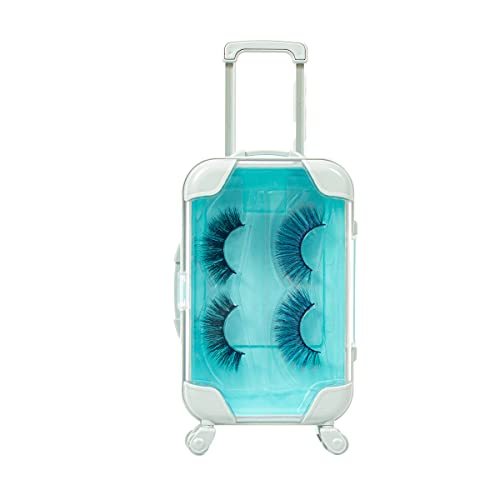 Extensão de case de cílios de cílios falsos mini cílios de mala de malas de embalagem caixa de maquiagem Luaage para mulheres viajam