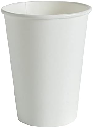 Maytree Compostable & Biodeggradable Copo 12 oz para água quente, porta de chá, para ir e fazer uma xícara de café