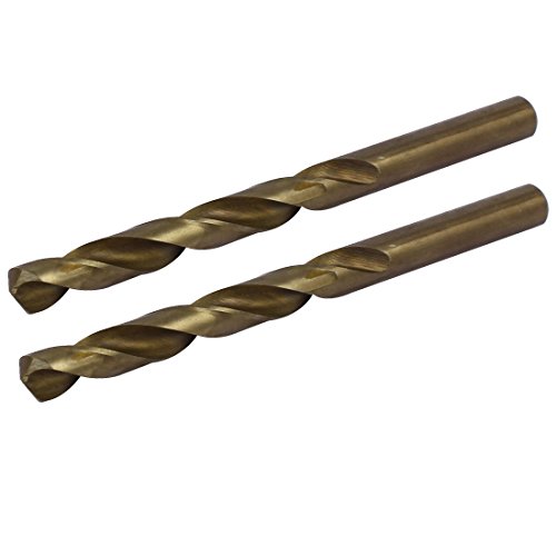 UXCELL® 10,5 mm DIA HSS Cobalt reto métrica de haste Twist Drill Bit Drilling Tool 2pcs
