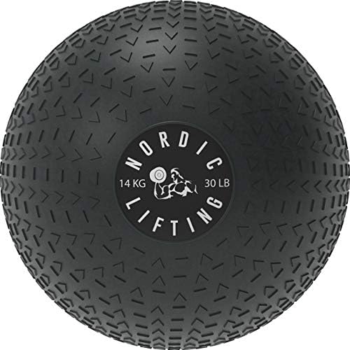 Nordic Lifting Slam Ball 30 lb pacote com bola de parede 10 lb