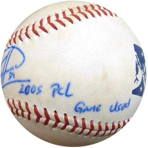 Felix Hernandez Autografou Official 2005 PCL Game usou Baseball Seattle Mariners PSA/DNA ITP 4A52825 - MLB Game autografado