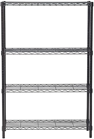 Housha Organização de aço de aço de prateleira de armazenamento de metal ajustável de 4 camadas de 4 camadas