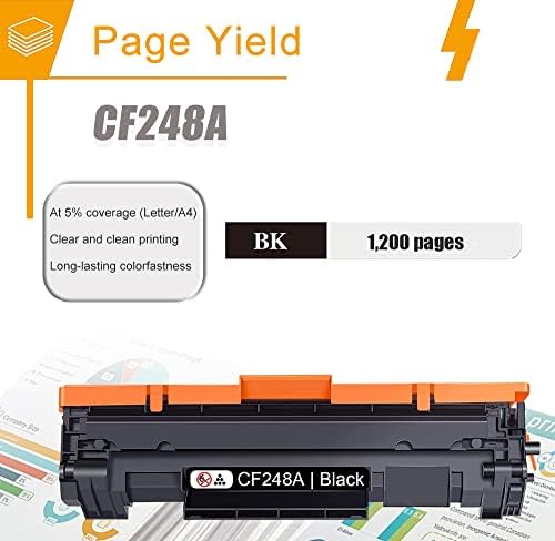 48a Substituição compatível com o cartucho de toner CF248A para HP CF248A PRO M15A M15W PRO MFP M28A M28W M29W M30W M31W TONER DE