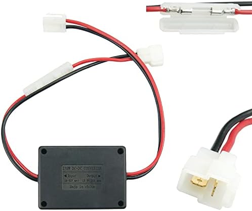 138W Regulador de conversor de tensão DC/DC 24V-32V a 13,8V 10A Conversor de tensão para exibição de LED de rádio para carros, navegação por carro etc.