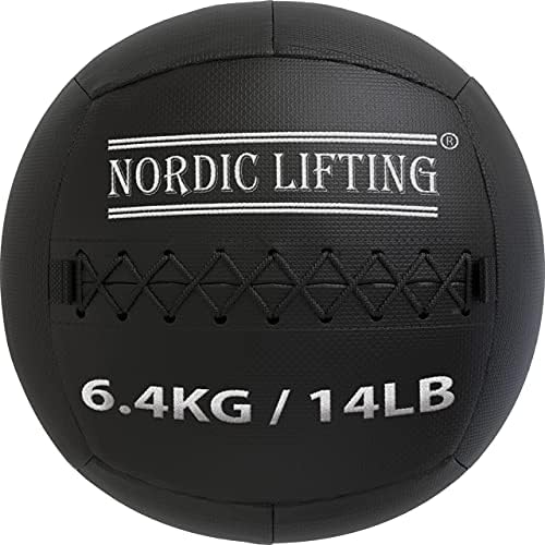 Bola de parede de elevação nórdica 14 lb pacote com sapatos Venja Tamanho 9.5 - Vermelho preto