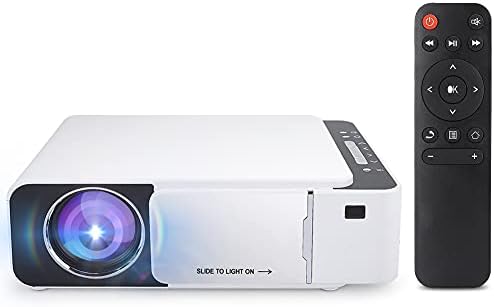 Projetor portátil, Mini 1280 * 720 3500 Lumens HD Cinema Home Cinema Filme Video Projector com som estéreo, suporte Remote Control/USB/HDMI/AV/VGA,