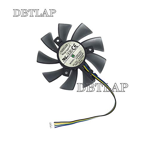 DBTLAP 85mm T129215SU 4pin Filming de resfriamento Substitua compatível para ASUS GTX 460 560 GTX 960 Mini HD 6790