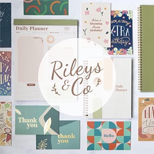 Rileys to Fats List Planner Pad, Planejador sem data, Agenda Daily, 8,5 x 11 , Planejador de Tornar Day com lençóis de lágrimas,