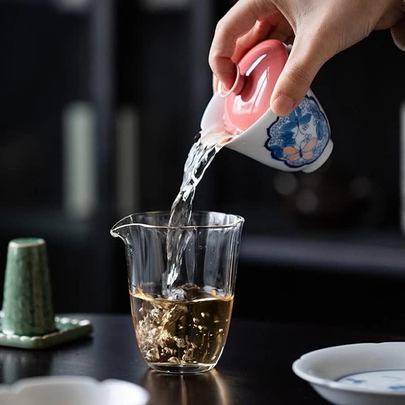 Zlxdp 100mlpure pintado à mão Amor de chá cerâmica Treureen White Porcelain Tea Maker Gunflower Kung Fu Tea Gaiwan
