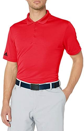 Polo de desempenho masculino, vermelho colegiado, grande