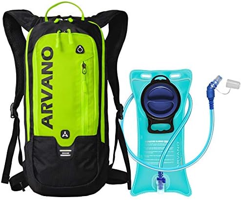 Bicicleta de pacote de hidratação Arvano com bexiga de água 2l, mochila de mochila de mochila de mountain mochila