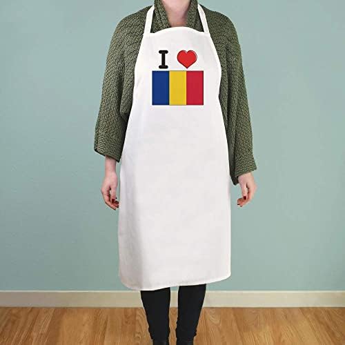 Azeeda 'I Love Romênia' Apron unissex