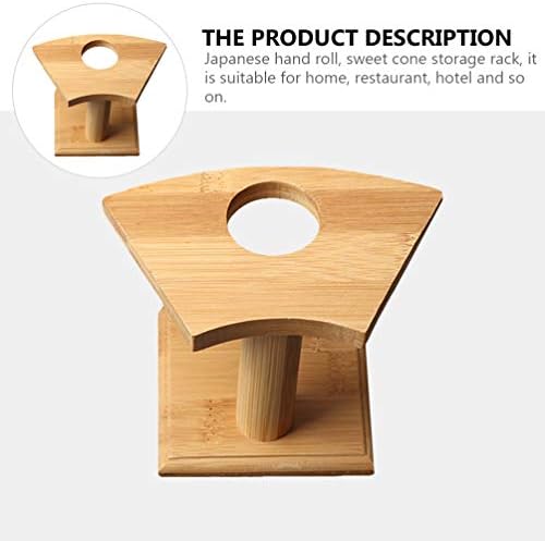 Yardwe Cupcake Stand Stand Wood Sushi Roll Holder