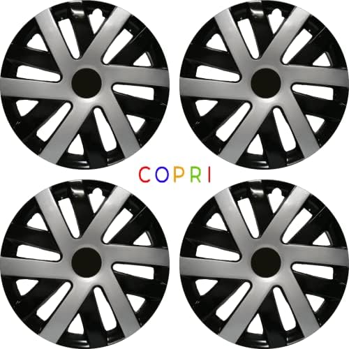 Conjunto de copri de tampa de 4 rodas de 4 polegadas de 14 polegadas Black Hubcap Snap-On Fits Honda