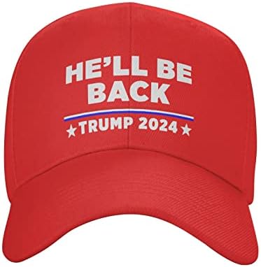 Ghbc estar de volta trump 2024 adultos baseball tap snapback chapéu de snapback hat de pai ajustável