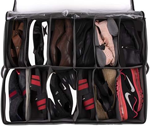 Jzlulu Under Bed Shoe Storage Organizer