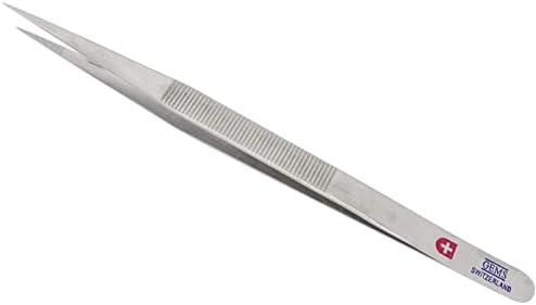 Ferramenta de jóias de jóias de pinças finas de aço inoxidável extra de aço inoxidável, Diamond Pick Up Tweezers for Gemstone,