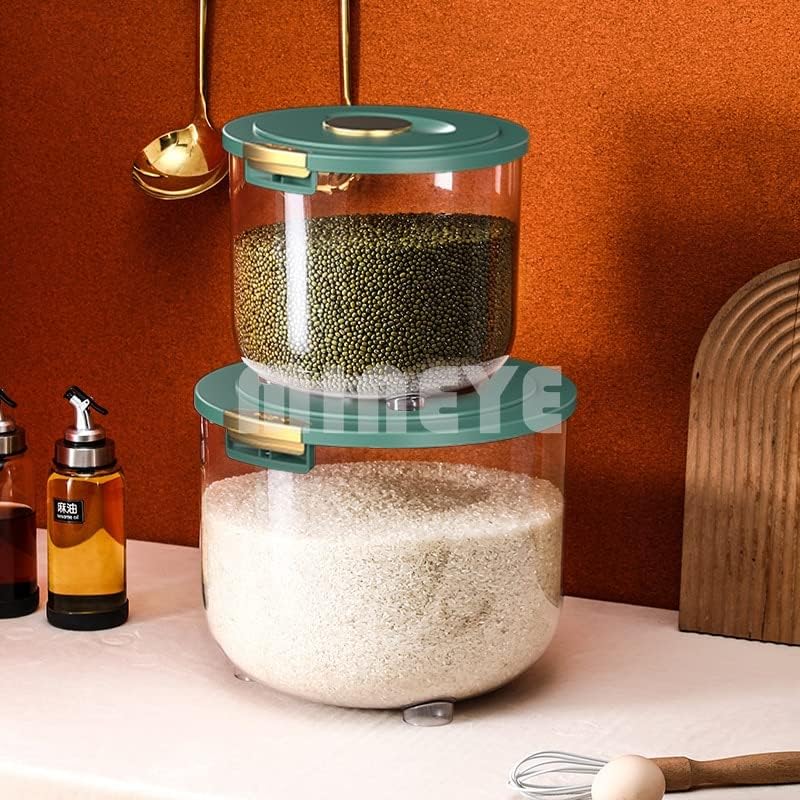 Caixa de armazenamento de farinha de arroz doméstico