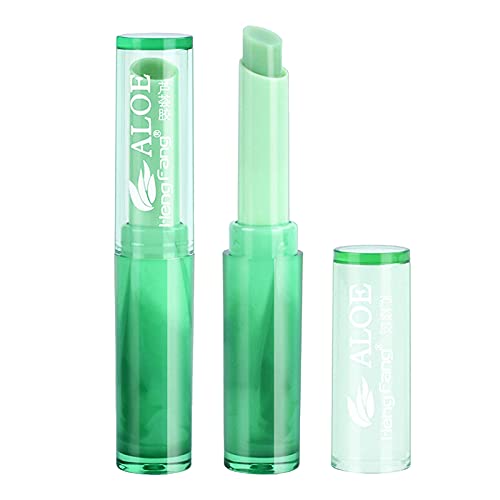 Hidratante Lip Gloss 6 Peça Hidratante longo com sabor Lips Magic Magic Durando Aloe Batom Balm Balm Mudança Nutural Temperatura