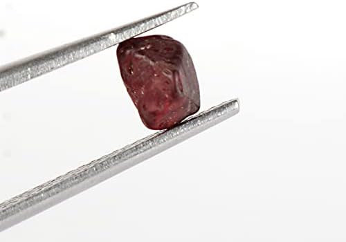 Gemhub Raw Red Spinel Healing Crystal 1,5 ct. Espinélio vermelho para decoração em casa, cura