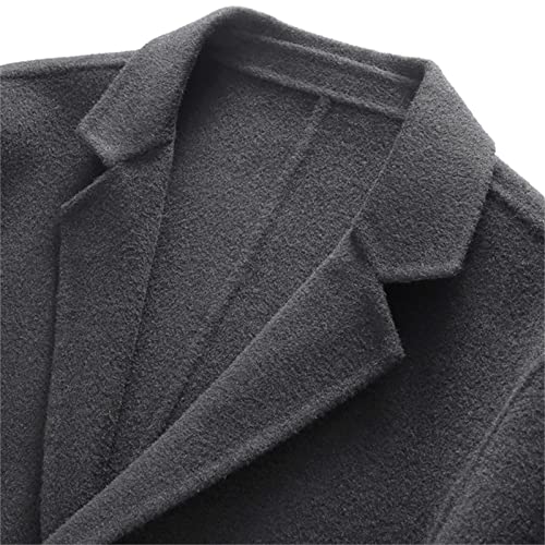Maiyifu-gj Men vintage slim fit fit casual blazer lã mistura clássica tweed esporte casaco leve arenão tweed tweed capa