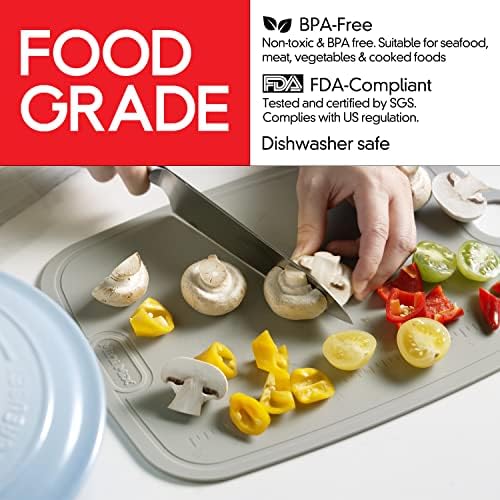 Mini Mix TPU Rutting Board - BPA Free, tapetes de corte flexíveis para cozinhar, lavadora de pratos Essentiais da cozinha