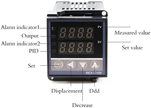 REX-C100 Exibir digital Controlador de temperatura inteligente