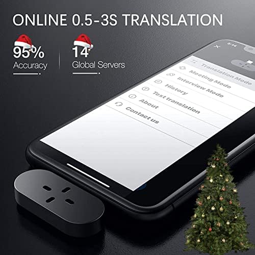 Timekettle WT2 Edge/W3 Dispositivo de tradutor, tradutor de idioma simultâneo de bidirecion