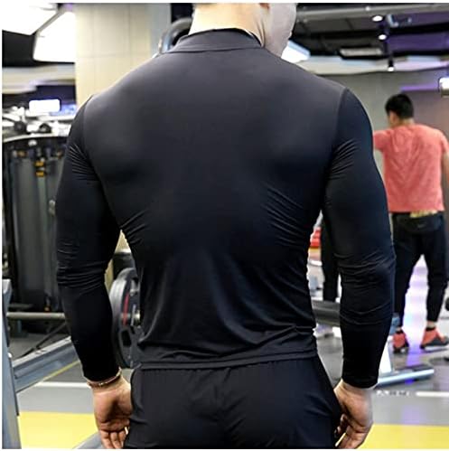 XXBR 2022 Novas camisetas de compressão para homens, manga comprida rápida seca alta elasticidade muscular esportes