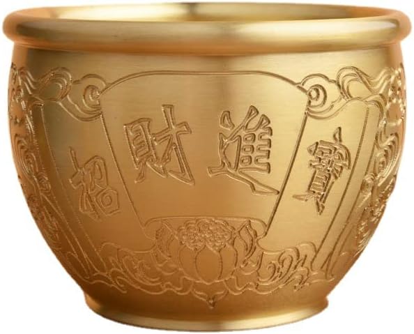 Xiexueliano Pure Brass Cornucopia Baifu Rice Desktop Decorações de Estudos de Estudos de Estudos de Cinidra