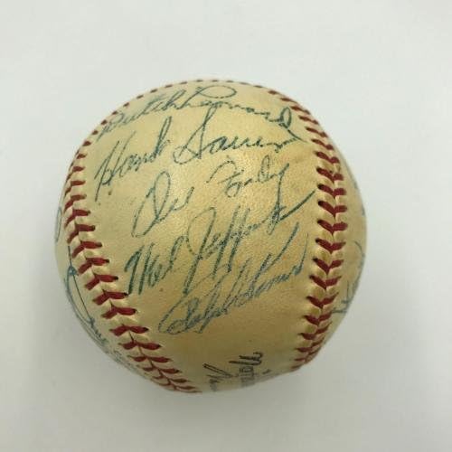 Nice 1953 Team do Chicago Cubs assinou o beisebol da Liga Nacional - Baseballs autografados