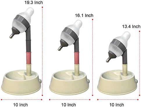 Garifulsty, vertical, cães de gato de gato de gato tigela de alimentos para dispensador automático com função ajustável