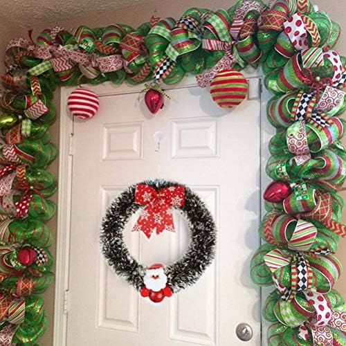 PartyKindom 1 PC Christmas Wreath Wreath Pine Santa Clause Wraitring Store Home Solding Decoração Decoração para Favors