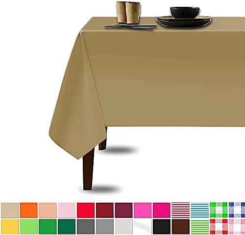 Lamiza 3 pacote de mesa de mesa de plástico descartável premium para decoração de festas, tampa de mesa à prova d'água