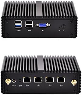 Qotom mini PC Windows Firewall Router PC Quad Core J1900 8G RAM 1TB HDD Wi-Fi 4 Lan Micro Computador