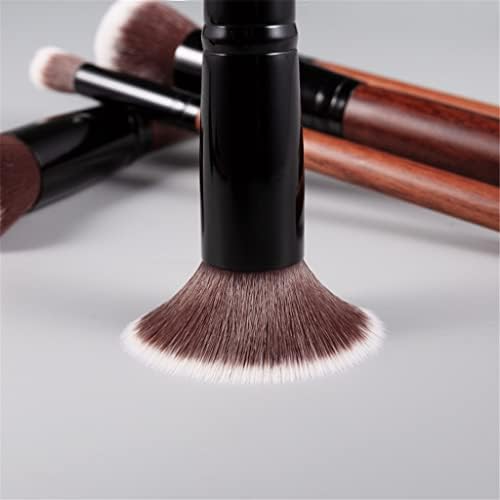 Pincéis de maquiagem Renslat 10pcs Defina o pó de madeira da escova de blush mistura de escova de escova de sobrancelha de sobrancelha