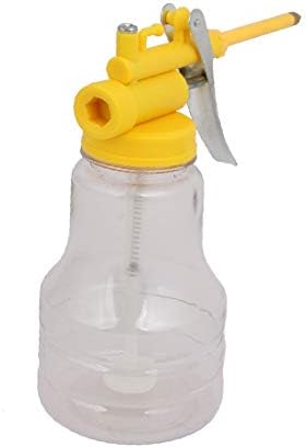 X-Dree Clear plástico de alta pressão de alta pressão Longo Pistola de óleo de alimentação Pneumática 7cm DIA (Plástico