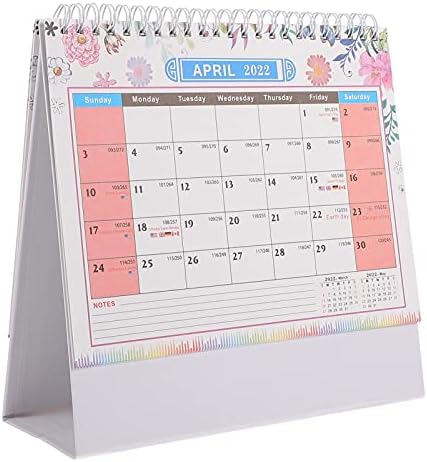 Calendário do escritório do escritório de Nolitoy Calendário de 8 2022 calendário de mesa 2022 calendário de mesa calendário