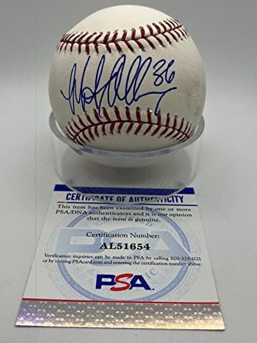 Mickey Callaway Rays Angels assinou o Autograf Official MLB Baseball PSA DNA - bolas de beisebol autografadas