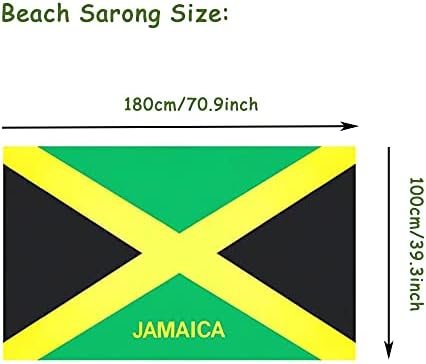 Praia jamaicana Sarong Swimsuit Wrap Cobro