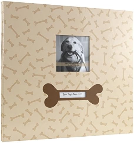 MCS Expandível Álbum de Scrapbook de Pet 10 páginas com capa de abertura de fotos e páginas de 12 x 12 polegadas, 13,5