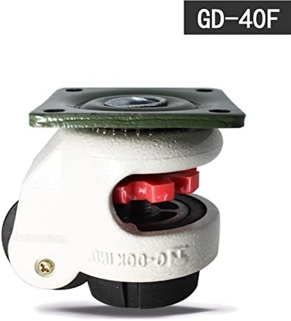 Koford GD-40F Caster de ajuste de nível com capacidade de carga de suporte 50kg Raise Height10mm Casters industriais 1pcs