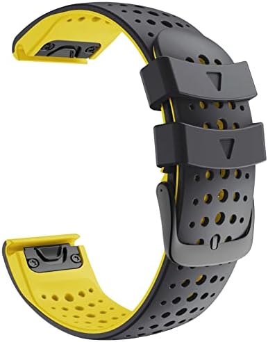 26 mm Silicone Redunda Remação Rápida Banda de vigia para Garmin Fenix ​​6x 6 Pro 5x 5 Plus 935 D2 3HR Bracelete EasyFit Correa