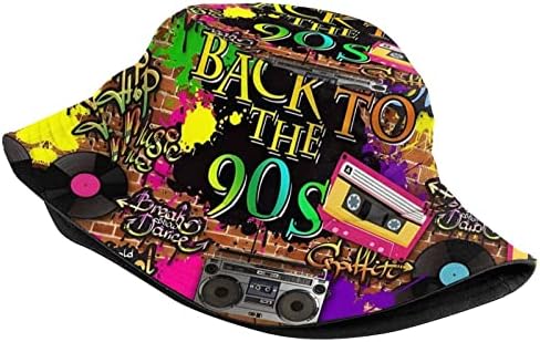 LVGOOKI Funny Retro 80s dos anos 90 Design de estilo Memphis Summer Unissex reversível para impressão…