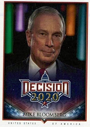 2020 Decisão de folhas 347 Mike Bloomberg Trading Card