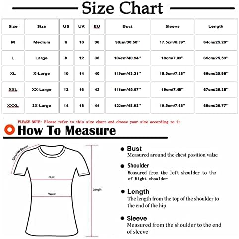 Top Ladies Summer Summer outono de manga curta Crewneck Boat Pescof Graphic Print Top Top Camisa para Girls Teen M4 M4