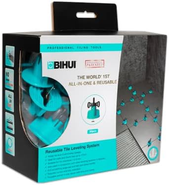 Sistema de nivelamento de ladrilhos reutilizáveis ​​de Bihui com alça de rotação de conforto - sistema de controle de lippage