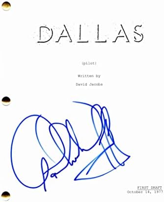 Patrick Duffy assinou o autógrafo Dallas 1978 Script piloto completo - Costarring: Linda Gray, Larry Hagman, Jim Davis, Barbara Bel