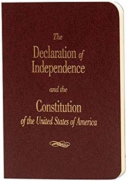 Constituição e declaração de independência dos EUA.